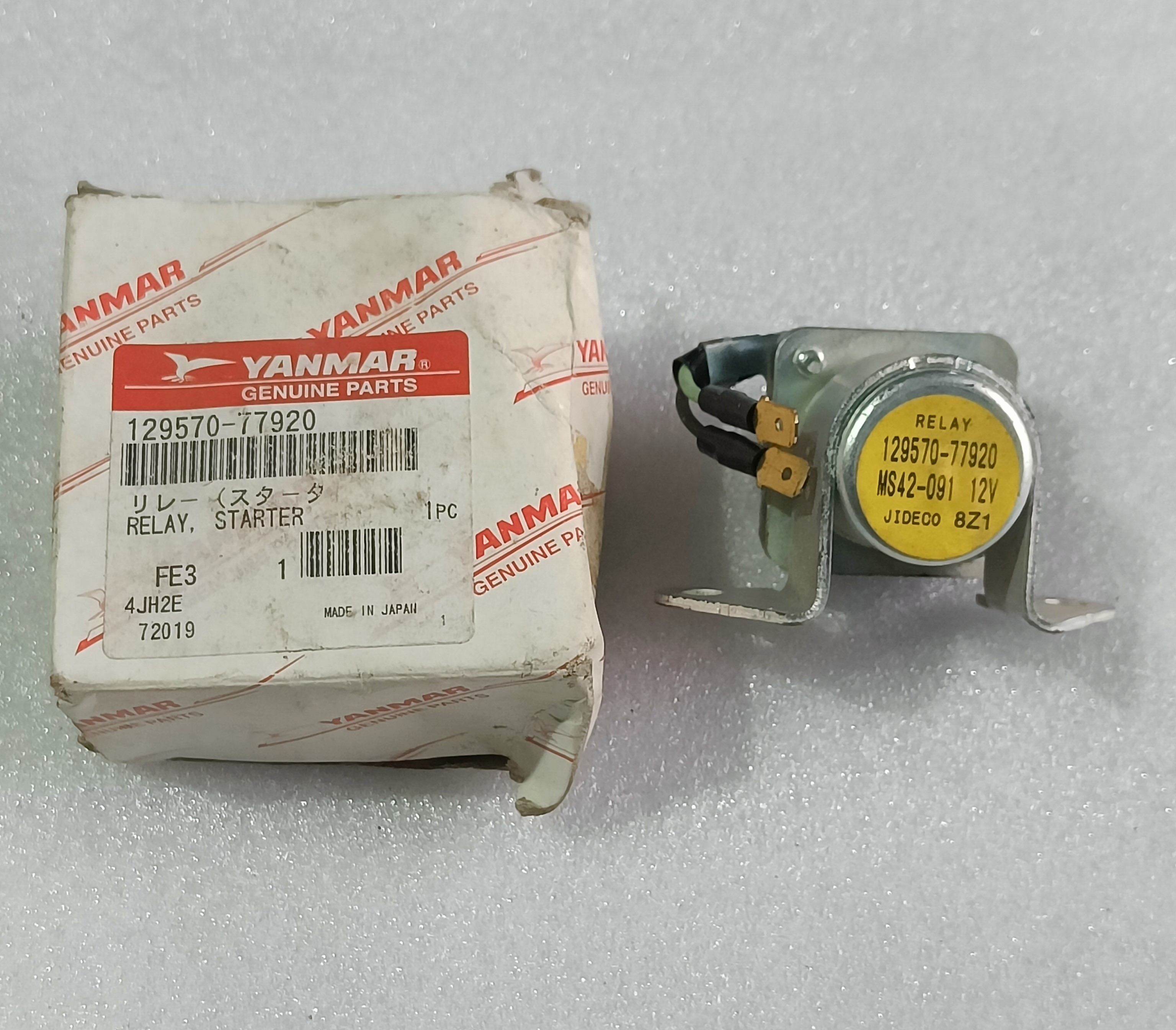 Genuine Yanmar starter relay 129570-77920 (12V)